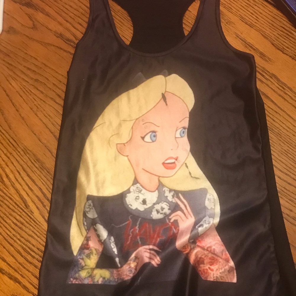 Tattooed Disney Princess Racerback